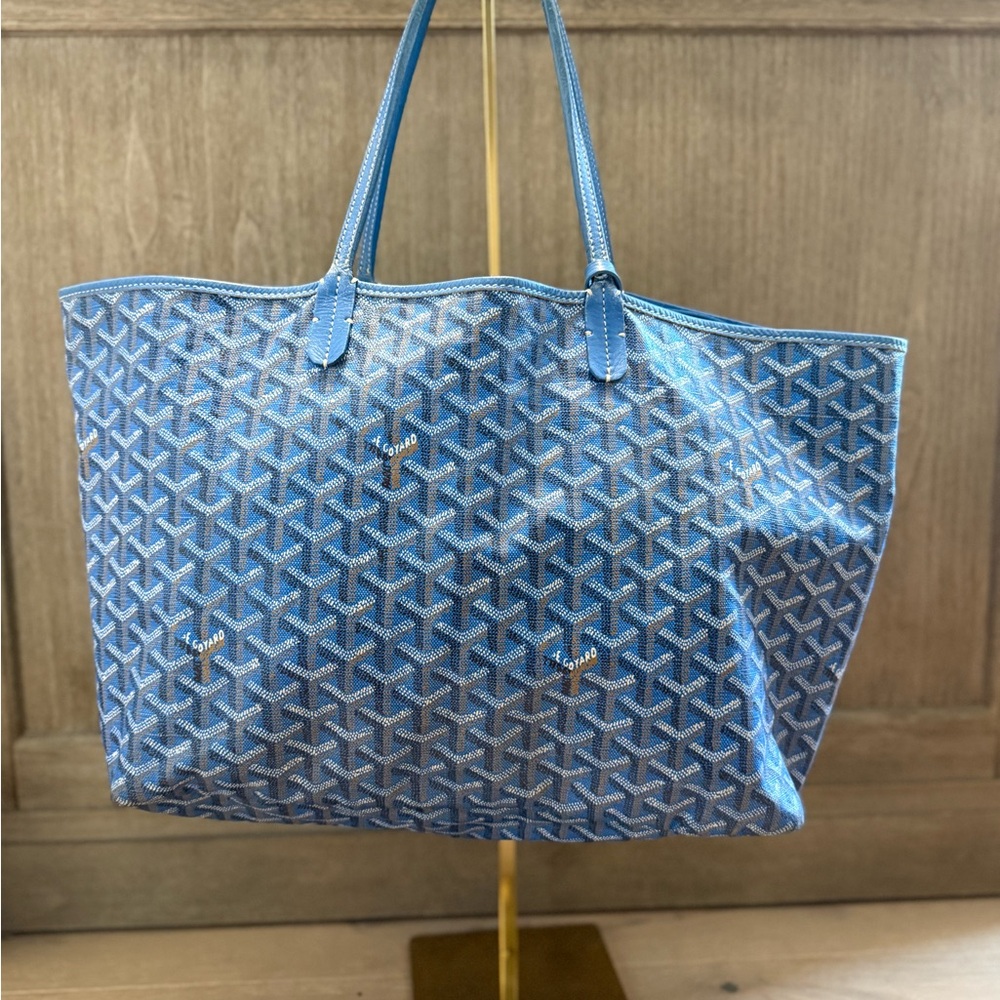 Goyard Blue Tote Bag